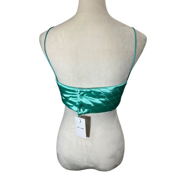 NWT Cult Form TURQ YORGAN BRA   Size: Medium - Picture 2 of 13